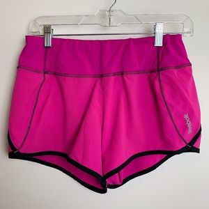 Reebok Pink & Black Play Dry Shorts